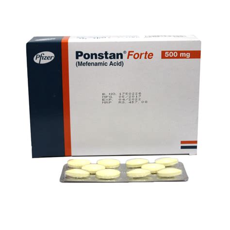 ponstan forte 500 mg ne için kullanılır